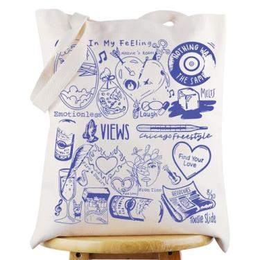 Imagem de WZMPA Bolsa de ombro para cantor rapper álbum música rap presente cantor concerto bolsa de ombro para cantor mercadoria, Bolsa My Feeling, Large