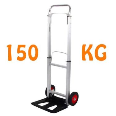 Imagem de Carrinho De Mão P/ Carga Ferro Dobrável Suporta Até 150kg - Idea