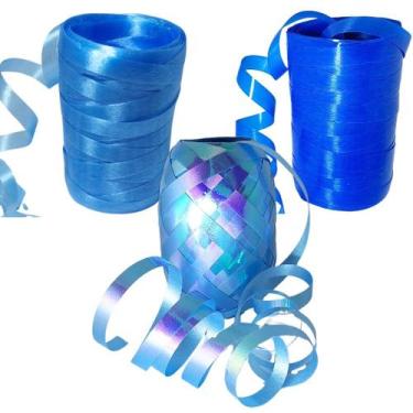 Imagem de Fitilho Tons de Azul 5mm 20m Brilho e Encanto a Cada Detalhe - DIVA E 
