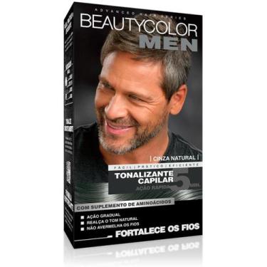 Imagem de Tonalizante Gel Masculino Kit Completo Sem Amonia Beautycolor Men Cabe