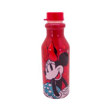 Imagem de Garrafinha de Água Infantil 500 ML Escolar Plasútil, Minnie Vermelha