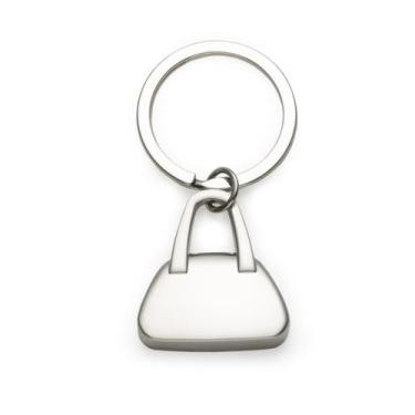 Imagem de Chaveiro de Metal Formato de Bolsa De Luxo Pingente Fosco - LUALKI STO