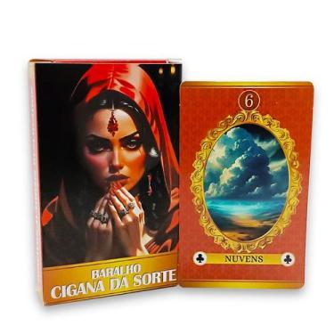 Imagem de Baralho Taro Cigana da Sorte com 36 Cartas Intuitivas - flash