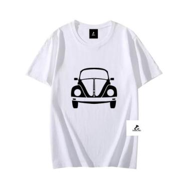 Imagem de Camiseta 100% Algodão Fusca Amor por Carro Antigo Blusa Unissex - Maco