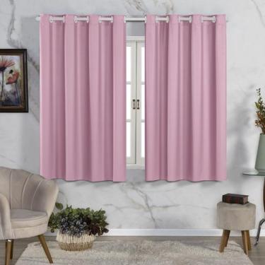 Imagem de Cortina Blackout Janela 2 Metros PVC Rosa Quarto Menina 2,80x1,60 - Fe