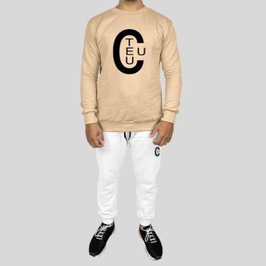 Imagem de Conjunto Calça e Blusa Moletom Careca Sem Capuz Algodão TC - MP Moda M