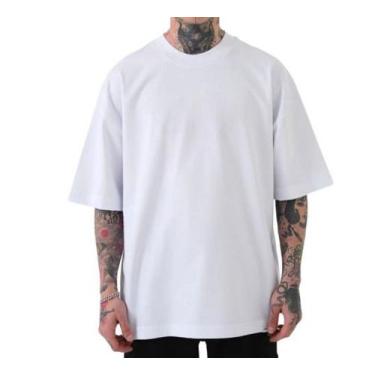 Imagem de Camiseta Overside Premium Streetwear 100% Algodão - Altflow, Branco, P