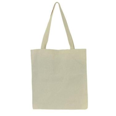 Imagem de Bolsa Feminina Ecobag  100% algodão (Alça preta)Estampa CRUA - CARIOCA