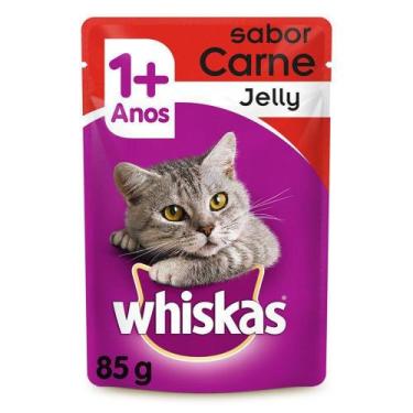 Imagem de Whiskas Sachê Carne Jelly - Gatos Acima de 1 Ano 85g