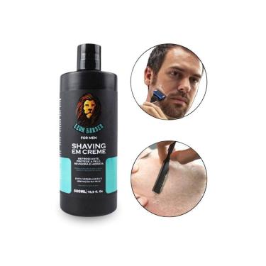 Imagem de Shaving Cream Creme Para Barbear Refrescante Aplicação 500ml