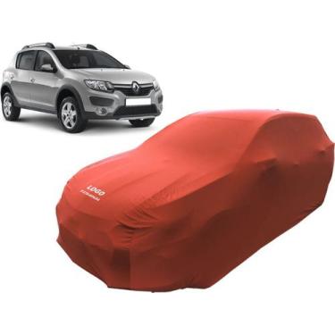 Imagem de Capa Automotiva Para Renault Sandero Stepway Tecido Lycra - Mz, Vermel