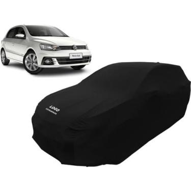 Imagem de Capa De Tecido Cor Azul Alta Proteção Carro Vw Gol G5 A G8 - Mz, Preta