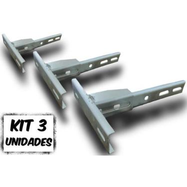 Imagem de Kit 3 suporte motor portao basculante universal rcg ppa agl