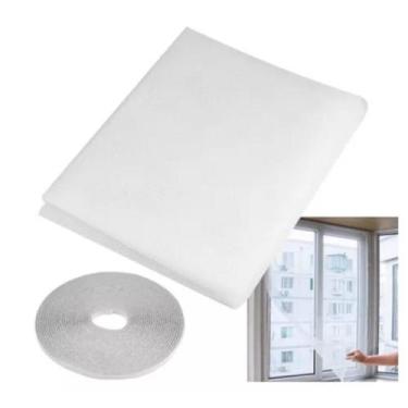 Imagem de Tela  Pernilongo Mosquito Janela + Fita Proteção Mosquiteiro - @lojakv