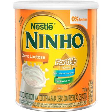 Imagem de Fórmula infantil sem glúten Nestlé Ninho Forti+ Zero Lactose lata 700g 12 meses a 2 anos