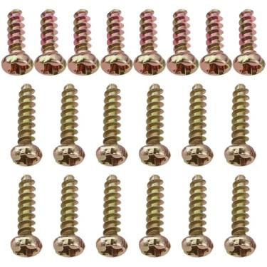 Imagem de YINETTECH 2 conjuntos de parafusos de jogo de caixa de console compatíveis com Nintendo Game Boy compatível com Nintendo Game Boy Pocket