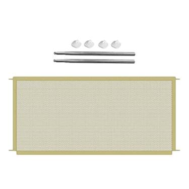 Imagem de Serenable Cercadinho de Segurança para de Estimação Bebê Malha Portão Guardas Portáteis, 2 Tamanhos para Opção, 120x72cm