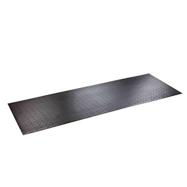 Imagem de SuperMats Tapete de equipamento de alta densidade de grau comercial sólido 29GS feito nos EUA para grandes esteiras Ellipticals Rowers Water Rowing Machines Recumbent Bikes and Exercise Equipment, Preto, 3-Feet x 8.5-Feet