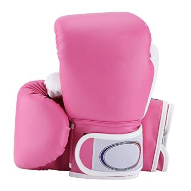 Imagem de 1 par Crianças Luvas de Boxe Saco de Pancadas Treinamento Sparring Luvas para Meninos e Meninas Crianças Saco de Pancadas Luvas de Treinamento (Rosa)