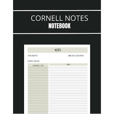 Imagem de Cornell Notes Notebook: Taking Notes College Ruled Medium Lined Journal for Students and Teachers.