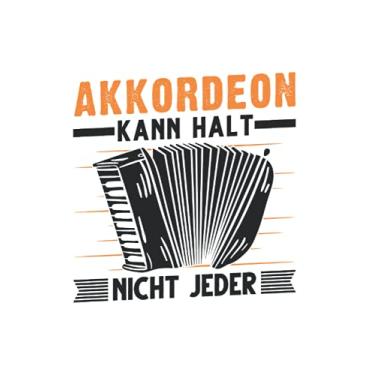 Imagem de Akkordeonist Notizbuch: Akkordeon kann halt nicht jeder Akkordeonist / 6x9 Zoll / 120 karierte Seiten Seiten