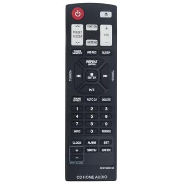 Imagem de AKB73655738 Controle remoto de substituição compatível com LG Mini Hi-Fi System CM9540 CM9730 CM9940 CMS9540F CMS9730F CMS9540W