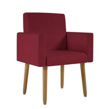 Imagem de Cadeira Decorativa para Quarto  Balaqui Decor, Marsala