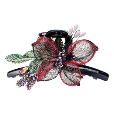 Imagem de Clipes de cabelo de fio de cobre para mulheres - presilhas de cabelo de borboleta feitas à mão com design de alto nível, presilhas de cabelo de cristal para mulheres, cabelo grosso e fino, acessórios