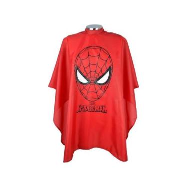 Imagem de Kit Com Duas Capas Para Cortar Cabelo Infantil Batman  Homem Aranha - 