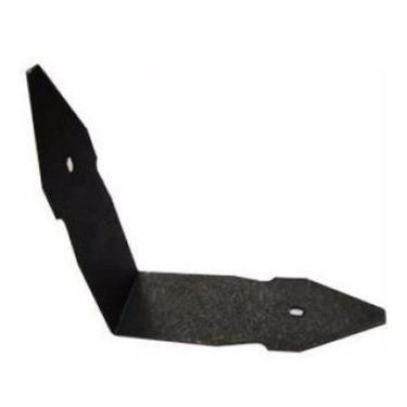 Imagem de Kit 6 Cantoneira Para Baú De Madeira Rustico Cor Preta