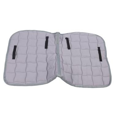 Imagem de Almofada de sela, almofada de sela de cavalo à prova de desgaste Almofada de sela quadrada respirável Tecido de sela ergonômico, equipamento de equitação para treinamento de salto
