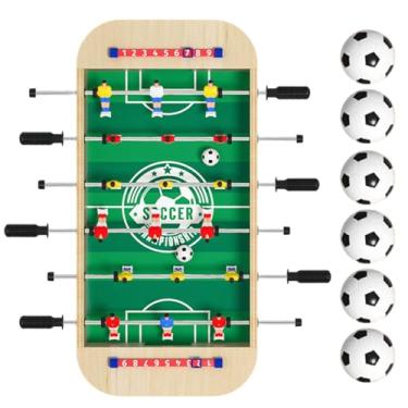 Imagem de Jogo de mesa de futebol, jogo de tabuleiro de futebol,Jogos de mesa de para mesa de pebolim - Jogo de tabuleiro de futebol, pebolim de mesa para festividades, ação de graças