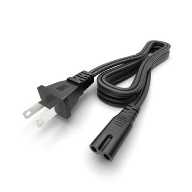 Imagem de Bicmice Cabo de alimentação PS PlayStation 5/5 Pro, PS4/4, PS3/3 Super Slim, Xbox One X|S, Series X|S - 2 pinos