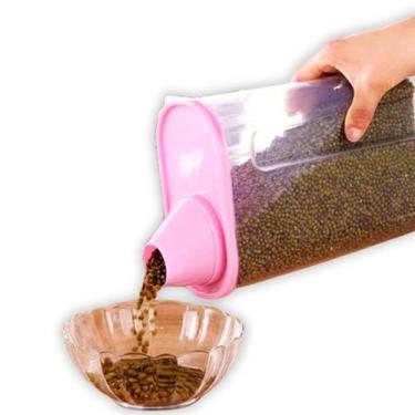Imagem de Kit 2 Potes Multiuso Porta Grãos Ração Sabão em Pó 1,7L Pratico - PLAS