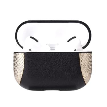 Imagem de Capa de couro PU moderna com gancho para Airpods 3 capa de fone de ouvido sem fio