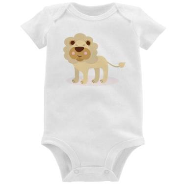 Imagem de Body Bebê Leãozinho - Foca na Moda, Branco, P
