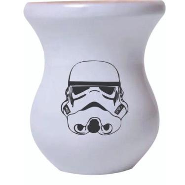 Imagem de Cuia de Madeira Personalizada Star Wars - Mix Atacadista, Branca SW01