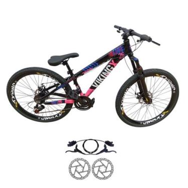 Imagem de Bicicleta Aro 26 Vikingx Tuff 25 Aluminio 21 Velocidades Freio Hidraul