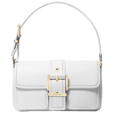 Imagem de Michael Kors Bolsa de ombro média Colby, Branco óptico, One Size