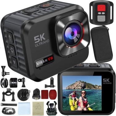Imagem de Câmera De Ação VIRAN V8 5k Controle WIFI Filmadora Sport Estabilizador de imagem Prova D`água IP68