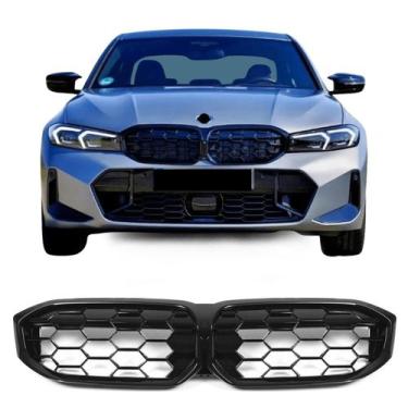 Imagem de Grade Frontal BMW 320 330 340 Black Piano Diamante M Série 3 - Veon