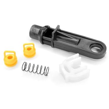 Imagem de SamWinGear Conjunto de kit de reparo de bucha de ligação de cabo de câmbio de 5 peças para Chevy Silverado 1500 2500 3500 Buick Cadillac GMC JP RAM Dodge 2004-2020 Cabo de câmbio de transmissão 14104