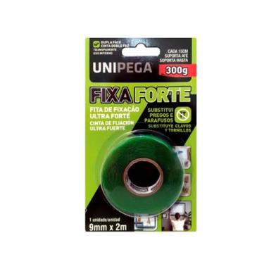Imagem de Fita fixa forte 9mm x 2m unipega