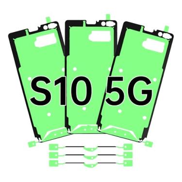 Imagem de BESJMYT 3 peças de fita adesiva de vedação à prova d'água para Samsung Galaxy S10 5G fita adesiva de vedação de tela à prova d'água peça de substituição para Galaxy s10 5g SM-G977U