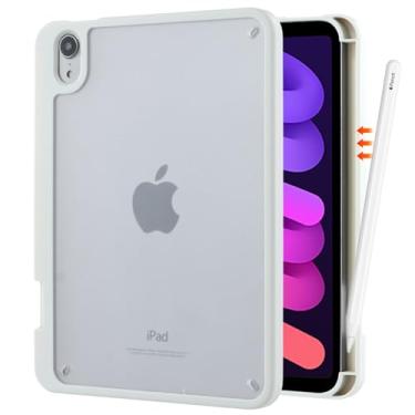 Imagem de Dteck Capa transparente para Apple iPad (A16/10ª geração) 27.9 cm/27.7 cm 2025/2022 com compartimento de carregamento para lápis, caneta incluída, capa protetora fina e leve transparente para tablet