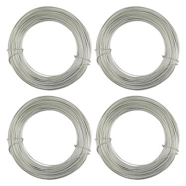 Imagem de Arame Fio 1mm Galvanizado Multiuso Para Reparos Artesanato 100 Metros