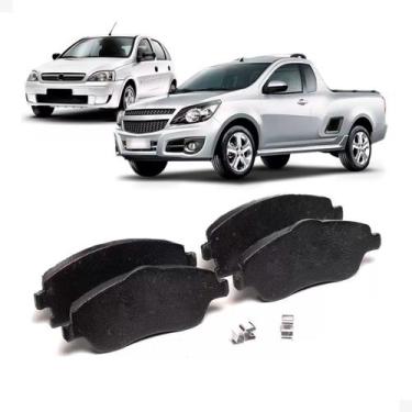 Imagem de Jogo Pastilha Freio Dianteira Corsa Montana 1105 - METALSYSTEM