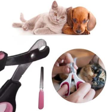 Imagem de Tesoura Corta Unha De Filhotes P/ Cachorros E Gatos Com Lixa - Zonne