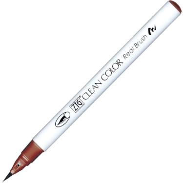 Imagem de CANETA ZIG PEN REAL BRUSH RED OCHRE RB 6000AT 604