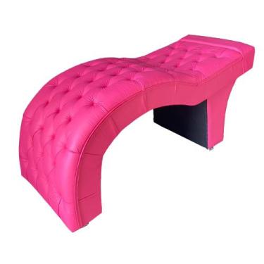 Imagem de Maca Estética Estofada M1 80cm - In9 Decor, Corino Pink - In9 Decor